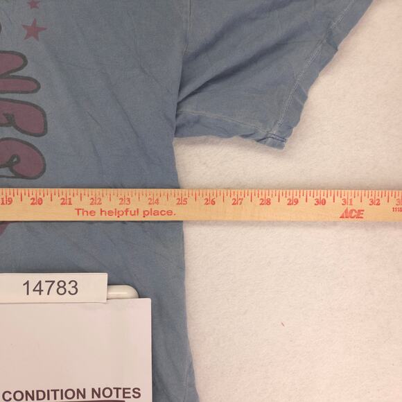 The Rolling Stones Band Crew Neck Short Sleeve T Shirt Mens Size 2XL Blue - Picture 7 of 9